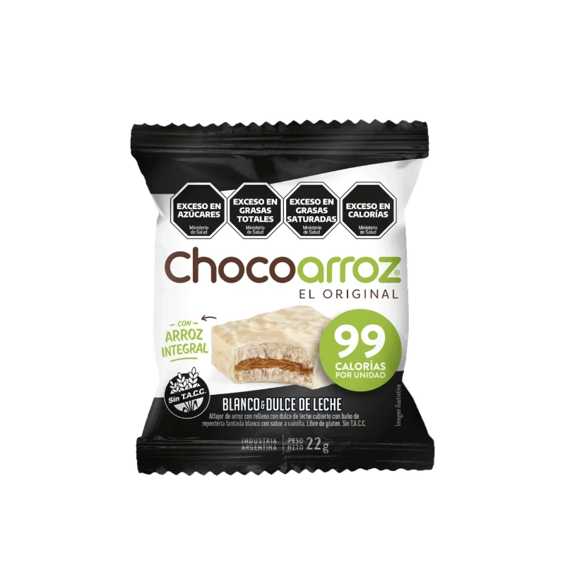 Chocoarroz blanco y dulce de leche